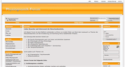 Desktop Screenshot of physiognomik-forum.de